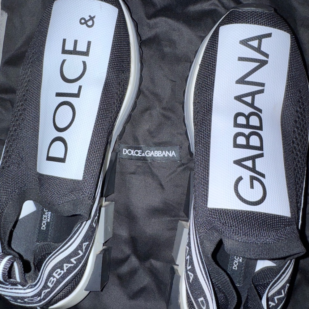 Dolce & Gabbana Monochrome Slip-On Shoes